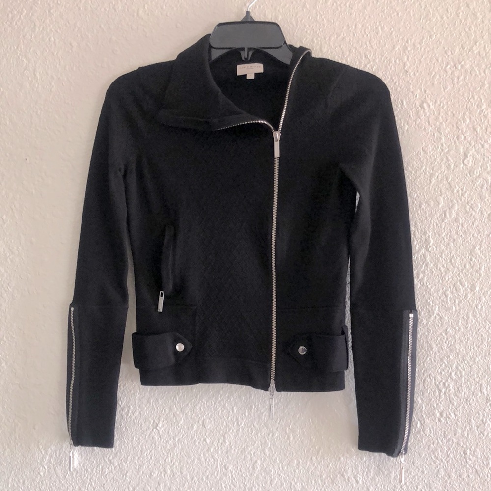 KAREN MILLEN ENGLAND BLACK JACKET/PREOWNED - Picture 1 of 17